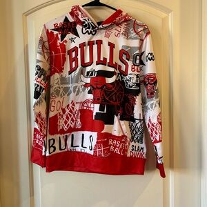 NBA Chicago Bulls Youth Hoodie Sweatshirt size M (10/12)